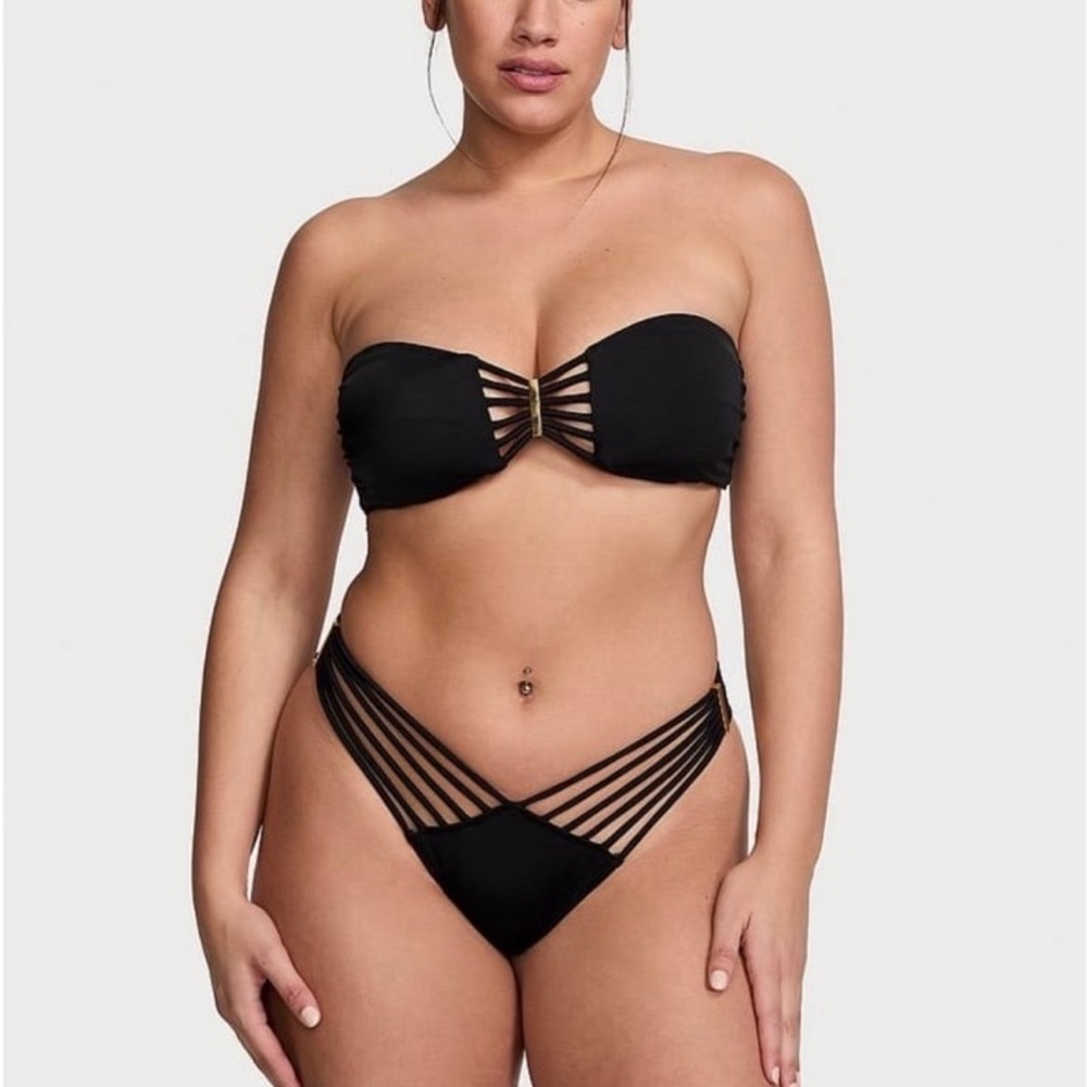 XL Victoria’s Secret Strappy Brazilian Bikini Swimsuit Set